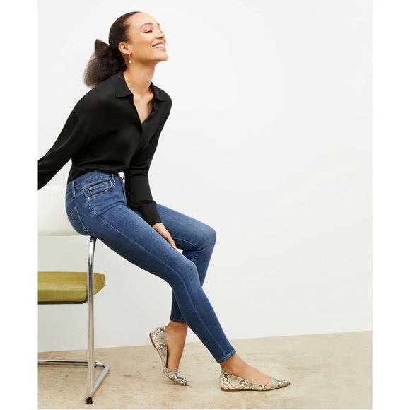 FRAME Women Le Skinny Jeanne Jeans Size 27 G4 - Picture 2 of 8